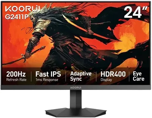 Koorui G2411P 24" 200Hz IPS FHD Gaming Monitor