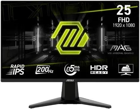 MSI MAG 255F E20 24.5" 200HZ FHD Gaming Monitor