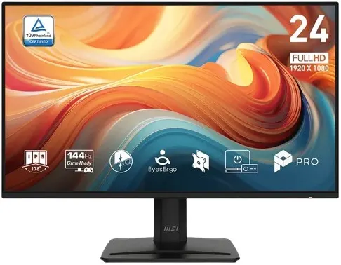 MSI Pro MP242 E14A 23.8" 144Hz Full HD IPS Monitor