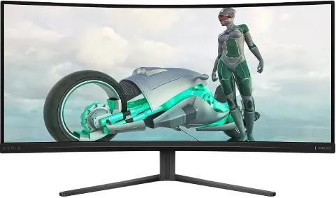 Philips 34M2C3500L 34" 180Hz Evnia Curved Fast VA WQHD Gaming Monitor